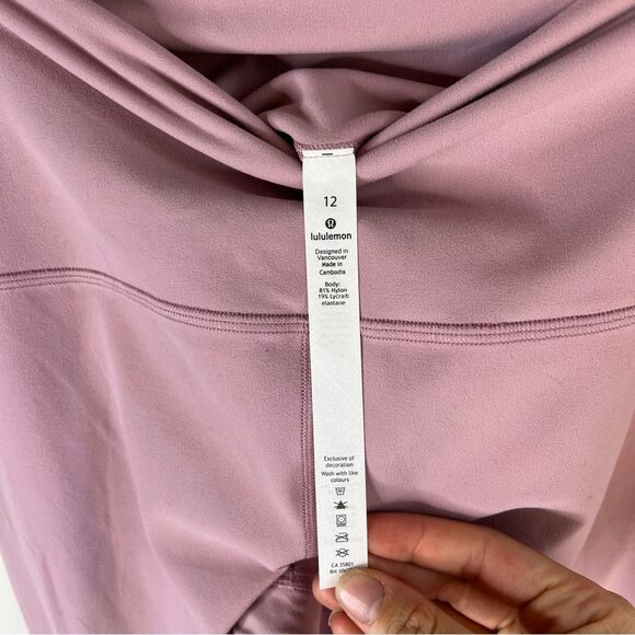 Lululemon Athletica Align Pant 28" Misty Mocha Mauve size 12 - Picture 8 of 9